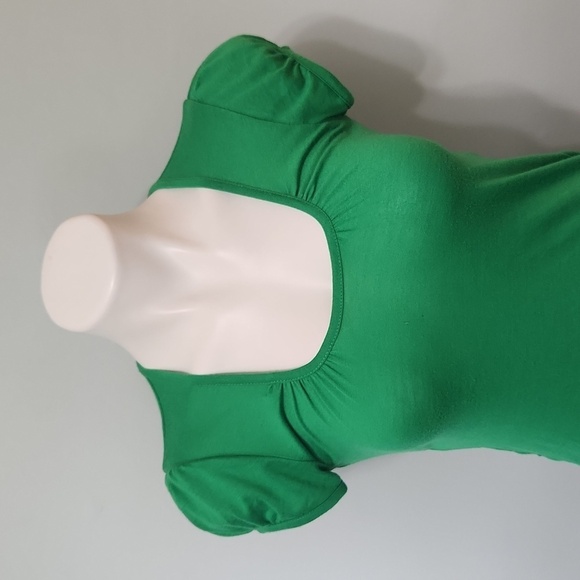 Derek Heart Green Short Sleeve Top - Picture 3 of 14